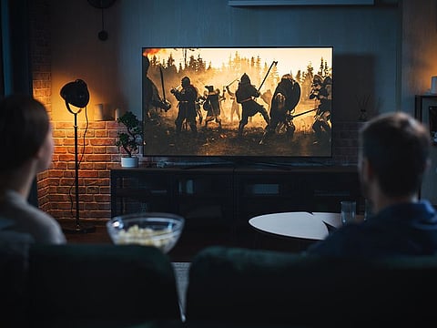 If you're looking for an immersive experience, consider stunning televisions that are 77 inches and larger, from Eros.