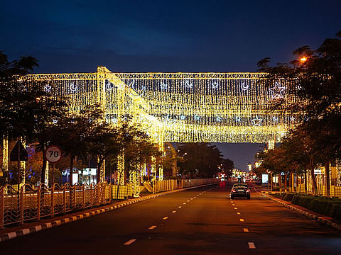 Jumeirah Road Dubai is all decked up as part of #RamadaninDubai festivities across the city.