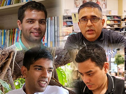 Determined people (Clockwise from top left): Sebastian Pablo Navarro, Chandan Tekwani, Ronnie Mahesh Sherpa and Vikram Anil are among the special people who have overcome their disabilities to chase their dreams.