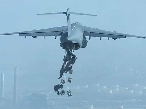 With today’s operation, the total amount of aid airdropped has exceeded 3,807 tonnes.