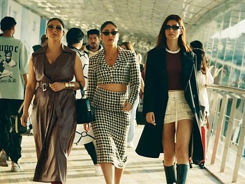Tabu, Kareena Kapoor Khan, and Kriti Sanon in top form in 'Crew', out in UAE cinemas now