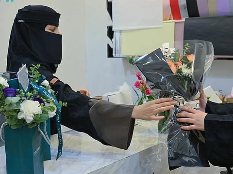 Florists in the Northern Borders are bustling with activity as locals and visitors flock to their stores to purchase roses and gifts for their families and friends.