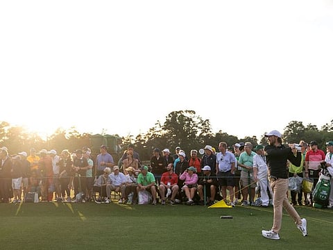 Tommy Fleetwood still has eight holes to play in round one