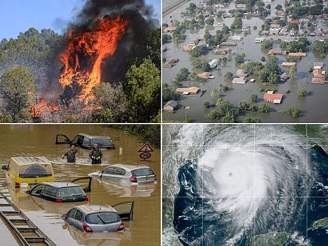 Extreme weather is seen behind a staggeringg amount of economic losses globally, according to a report insurer Swiss Re.