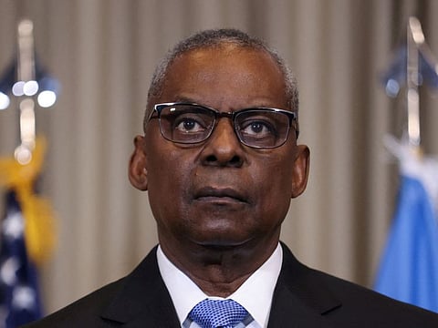 US Defence Secretary Lloyd Austin (above) spoke with his Chinese counterpart Dong Jun via video teleconference Tuesday
