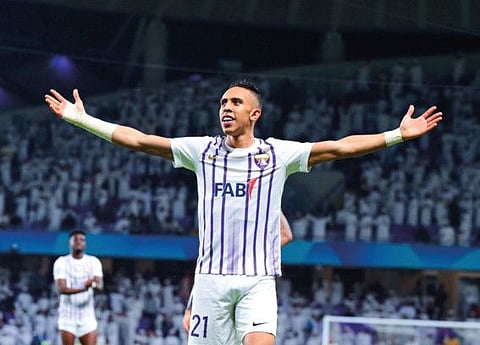 Moroccan forward Soufiane Rahimi scored in the sixth minute and then struck in the 26th and 38th minute through penalties.