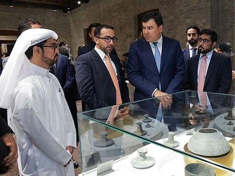 The exhibition explores over 120 distinctive artefacts that highlight the cultural and archaeological heritage of Sharjah, bridging the past and the present across three main galleries. It opened at the Silk Road Art House on Thursday in Samarkand, Uzbekistan, on Thursday.
