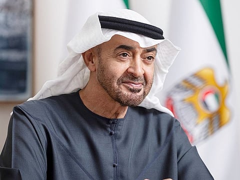 UAE President Highness Sheikh Mohamed bin Zayed Al Nahyan