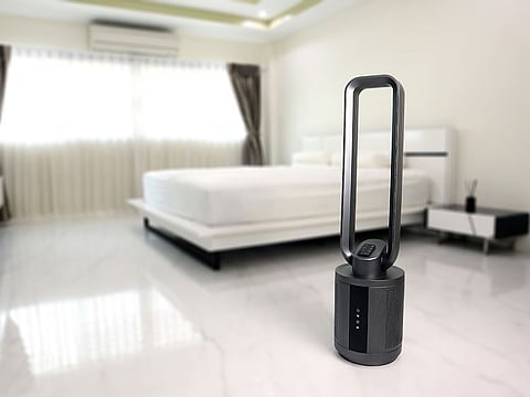 Tower fans are vertical, space-saving, often bladeless and include other versatile features, like a fresh air ioniser or air purifier.