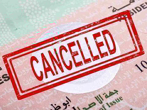 Representational picture depicting cancelling of a UAE residence visa; image used for illustrative purpose only