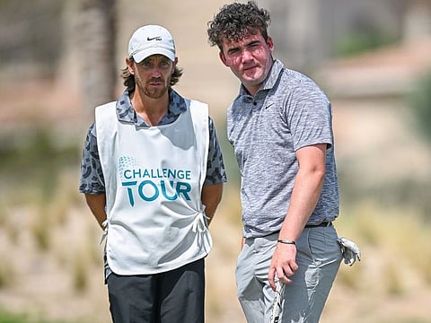 Tommy Fleetwood is on the bag for his stepson this week