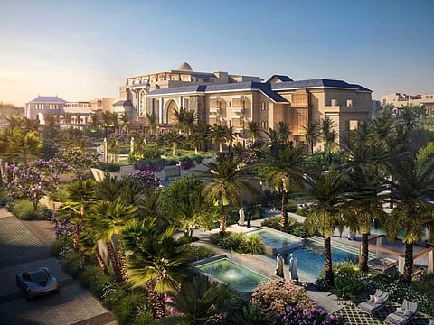 Al Hamra Palace in Jeddah. The Boutique Group, a subsidiary of the Saudi Public Investment Fund (PIF), said it plans to develop three such palaces, turn them into ultra-luxury hotels, and open them for guests next year.