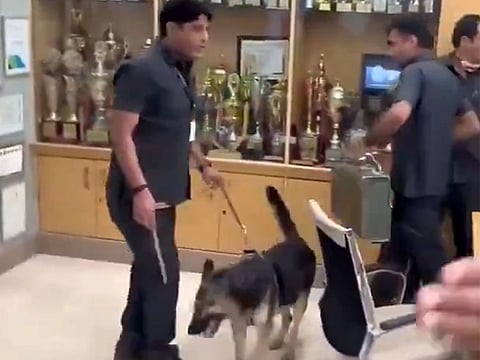 Bomb squad at work. Security agencies are taking “all necessary steps”, the home ministry said on X.