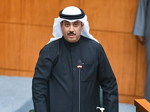 File photo of Kuwait ex-minister Mubarak Alarou.