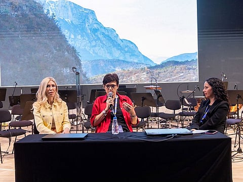 'The Making of Mila' discussion during the conference at Expo Centre Sharjah