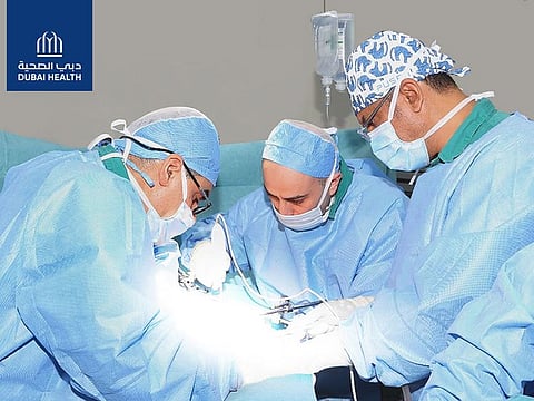 Without the surgery, the patient's survival was at risk, doctors said