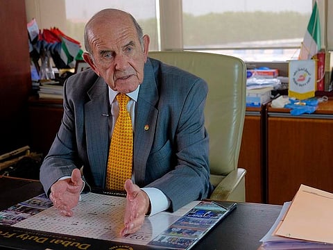 Colm McLoughlin, CEO of the Dubai Duty Free, during an interview with Gulf News at his office in Dubai Duty Free Head office, Dubai.