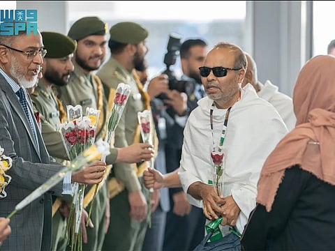 Bangladeshi pilgrims who landed in Jeddah last week were covered by the “Mecca Road” initiative, that offers facilities for Hajj pilgrims.