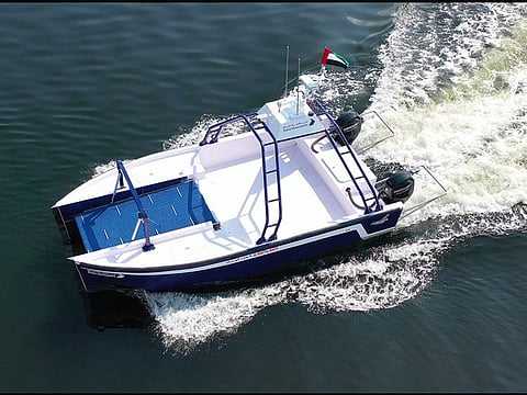 Still from video of the latest innovation from Dubai Municipality, which has an "unlimited range" of remote control using the 5G network