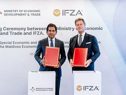 Government of Maldives signs MoU with IFZA