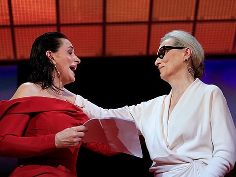 Juliette Binoche and Meryl Streep