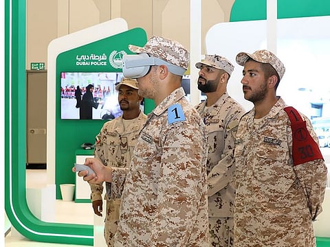 At this year’s edition of the National Service Career Fair, which runs from May 13 to 15, 2024 at the Dubai Exhibition Centre - EXPO City, Dubai Police provided national service and reserve recruits with a unique opportunity to virtually engage in the practical and professional aspects of police work.
