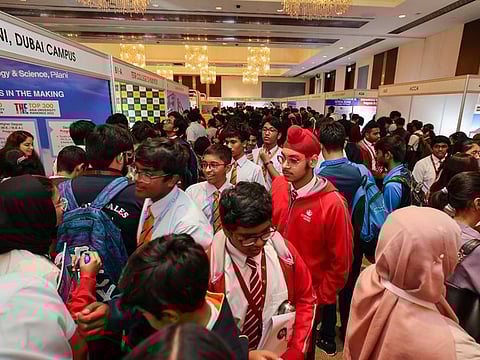 Students and teachers throng the sixth edition of Gulf News Edufair on the opening day in Dubai