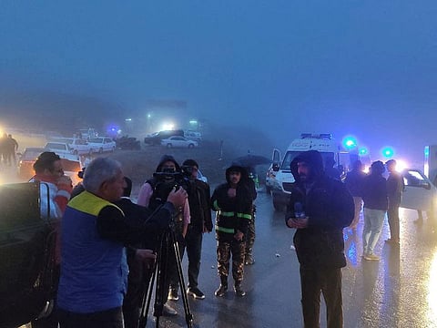 Local media has shared multiple images of what appeared to be the wreckage of the aircraft.