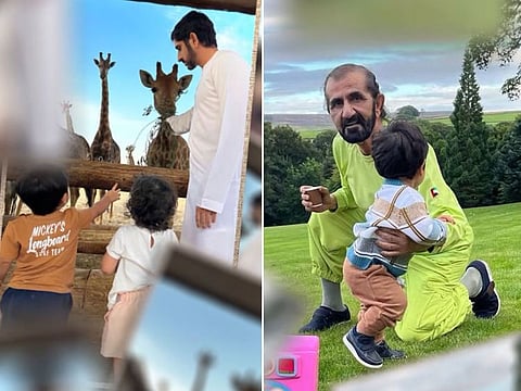 Sheikh Hamdan shares birthday greetings for his twins