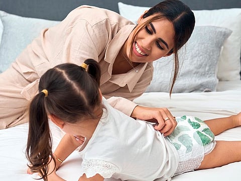 Sahar Zarringhalam, seen with her daughter, will launch the Bloom Mommy and Baby Center in Dubai in January next year