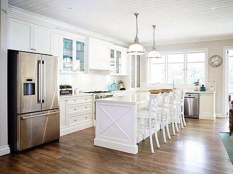 While French-door fridges tend to be pricey, they are often more spacious, practical and offer advanced features like integrated water dispensers.