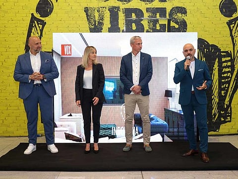 Tomasz Szkutnik (Sales Director, Region - North Central South Europe, Middle East, Africa), Krzysztof Grenda (Profile VOX Commercial Director of Eastern Europe, Central Asia), Alina Saienko (Sales Excellence Manager)