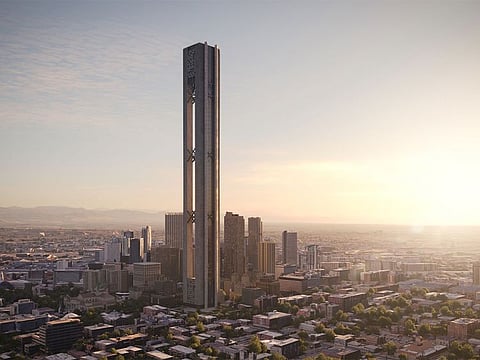 A rendering of a building designed to also store energy. The idea behind gravity batteries is not new. Soon, the world's most iconic skyscrapers produce their own power by harnessing the up-and-down movement of objects.