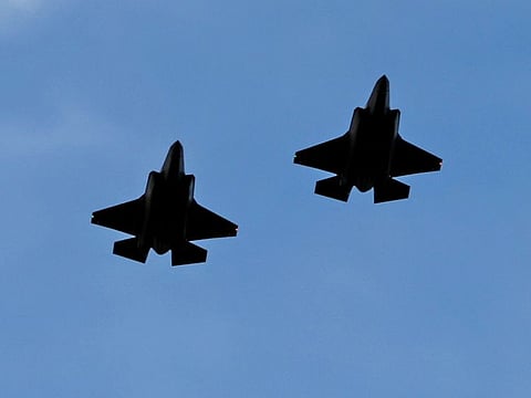 F-35 fight jets of the Israeli Airforce. Israel is the only Middle East nation with F-35s, the world's most advanced stealth-capable fighter and can be used to gather intelligence, strike deep into enemy territory and engage in air duels.