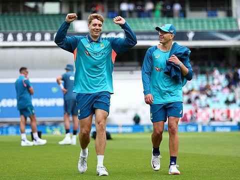 Australia's Cameron Green (left) is happy with his form and role after his stint in the Indian Premier League.