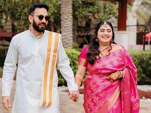 Vaishnavi Pherwani and Nimay Shahani's dream wedding was a perfect blend of Tamil and Sindhi cultures