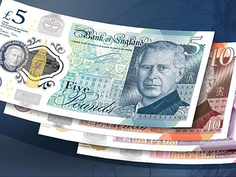 The four banknotes with the king’s portrait on the front carry values of £5 ($6.4), £10, £20 and £50 and will be used alongside those bearing the image of Elizabeth, who died in September 2022.
