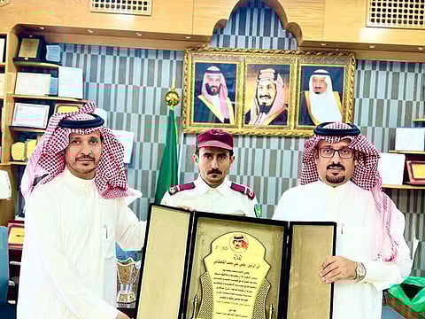 Al Qahtani’s efforts were recognised in a special ceremony by Hassan Al Alakmi, the director of education in Sarat Abidah, and Ali Al Hayyan, the director of King Fahd Secondary School.