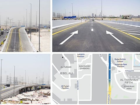 The Garn Al Sabkha-Sheikh Mohammed bin Zayed Road Intersection Improvement Project is 90 per cent complete.