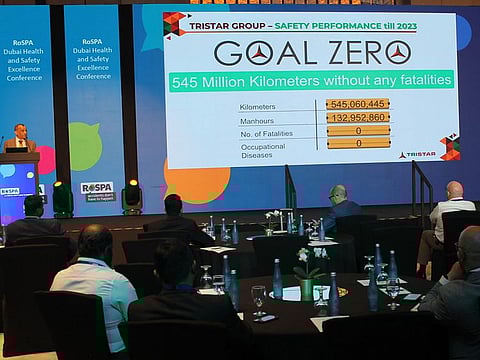 Tristar Group Founder & CEO Eugene Mayne at RoSPA Health and Safety Conference.