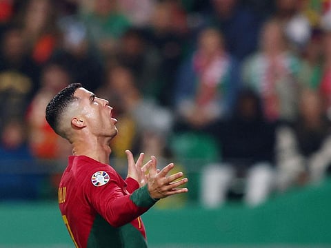 Ronaldo is the first man to play in six European Championships