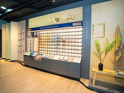 This unit serves as a focal point for customers to explore Jotun’s innovative offerings and stay updated with the latest trends.