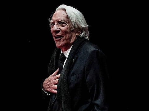 Actor Donald Sutherland.