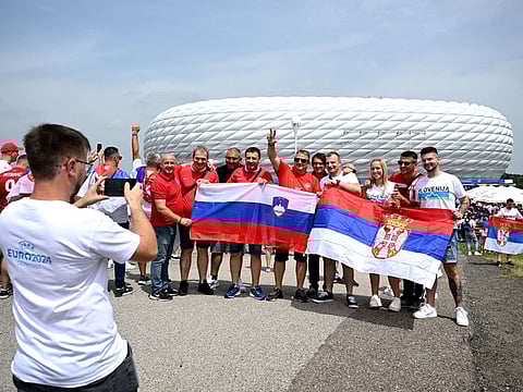 Serbia face Slovenia later today