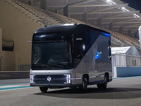 The SingAuto model is put through the paces in Abu Dhabi.