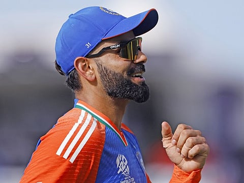 India's Virat Kohli in cheerful mood despite going through a lean patch in the Twenty20 World Cup.