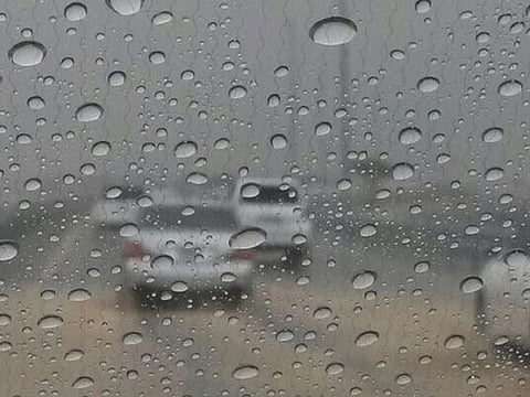 It rained over parts of Sharjah, Umm Al Quwain, Ras Al Khaimah and Al Ain today afternoon.