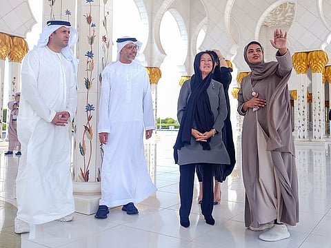 Louise Araneta-Marcos (centre), the First Lady of the Philippines.