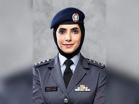 Captain Hagar Rashid Al Naeemi will gain further expertise for three years with the International Criminal Police Organisation