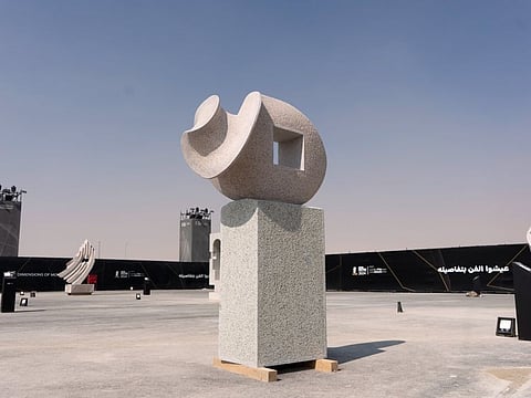 Zhao Li’s “Limitless Omnipresent” sculptures displayed at the latest edition of Tuwaiq Sculpture held in the Saudi capital in February.